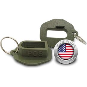 Magazine Loader for The Luger P08 9mm - Easy Pain Free Loading - Comfortable Grip - Speed Loader Accessories - Large Flanges for Thumb Relief - 2 Pack
