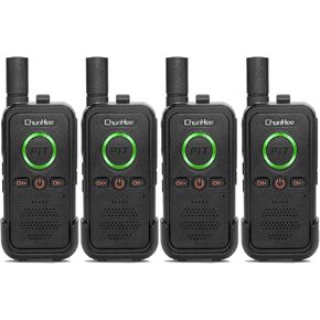 ChunHee Intercoms Wireless for Home- Wireless Intercom System for Elderly/Kids, Home Intercom System Room to Room Communication, 1.5 Miles Long Range Intercom System for Office/Camping/Hiking 4 Pcs