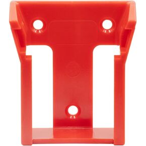 Battery Wall Mount Holders for Milwaukee M18 Batteries, 5-Pack, Red