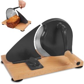 Classic Bread Slicer - Manual Rotary Sourdough Slicer, Versatile Hand-Crank for Bakeries, Coffee Shop, Home Kitchen, Restaurant