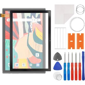 New Touch Screen Glass Digitizer Replacement for Pritom TronPad L10 Touchscreen Front Glass Panel with Repair Tools (NO LCD Display)