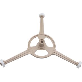 1 Pc Microwave Triple Arm Turntable Ring Rotating Ring Roller Glass Plate Tray Support Holder for 10.6" Microwave Oven Glass Flat Turntable Plate