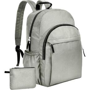Navy Backpack for Men Basic Travel Back Pack for College Water-Resistant Bookbag for Students, Work Backpack Lightweight Casual Daypack Backpacks for Teens