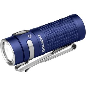 OLIGHT Baton4 Rechargeable EDC Flashlight, LED Pocket Light 1300 Lumens with Magnetic Charging Cable, Powerful Bright IPX8 Waterproof for Home, Camping and Emergencies (OD Green)