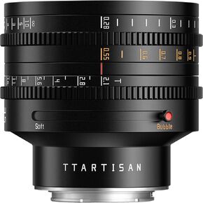 TTArtisan 35mm T2.1 Dual Bokeh Cine Lens for Sony E-Mount, MF Full Frame Large Aperture Mirrorless Cameras Lens for Sony Camera A7R A7RII A7RIII A7RIV A7S A7SII A9 A6400 A6000 A6600