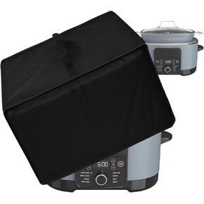 Dust Cover for 8.5 Quart Slow Cookers Heavy Duty Waterproof Dust Multi-Cooker Cover Case Compatible with Ninja MC1001 Foodi PossibleCooker PRO 8.5 Quart Multi-Cooker (Silver Grey)