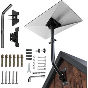 Starlink Gen 3 Mount, Compatible with Gen3 Starlink，Starlink Pole Mounting Kit with 360° Adjustable Pipe Adapter for Starlink V3 House, Mounting Kit for Starlink Internet Kit Satellite