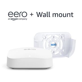 Amazon Eero Pro 6e Mesh WiFi Router (حزمة واحدة) مع مصنوعة من أجل Amazon Wall Mount
