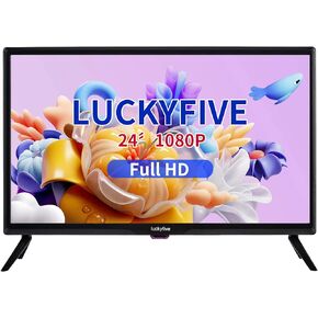 24-inch Smart TV Full HD 1080p Display Android TV Box Built-in Wi-Fi & Bluetooth HDMI Port Digital TV Support Home Office Entertainment