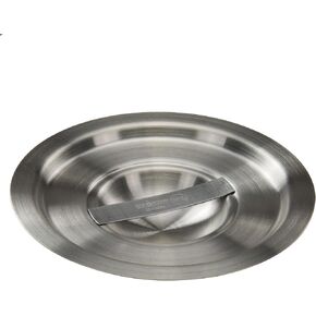 Winco 2 Quart Heavy-Duty Stainless Steel Bain Marie Cover for Winco BAMN-2