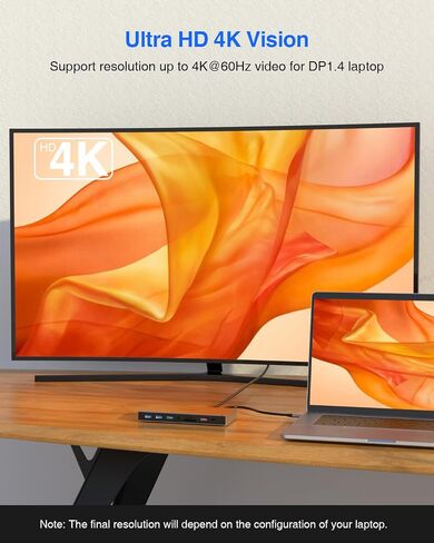 16-in-1 Docking Station, 4K Triple Display USB C Dock with 2HDMI & DP, 100W PD Charging, 10Gbps USB-C/USB-A Data Trasfer, 3USB 3.0, SD/TF, LAN, Audio Compatible for Type C Computer Devices in Kuwait