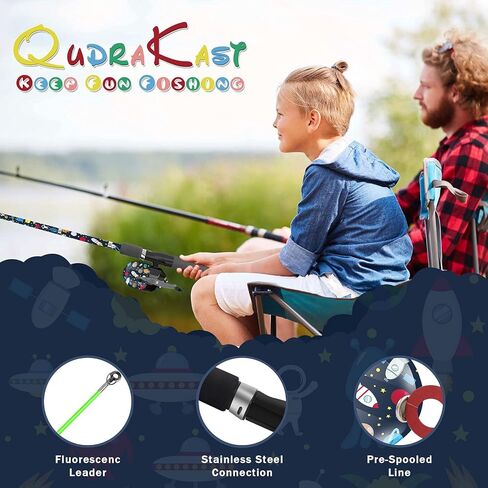 QudraKast Kids Fishing Pole in Saudi Arabia