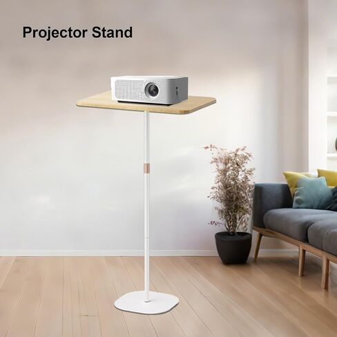 Laptop Floor Stand, Portable Standing Desk 3 Heights Adjustable 18.5“- 47.2“ Stylish Movable Ergonomic Workstation for Home Office Classroom Meeting Room Walnut in Saudi Arabia