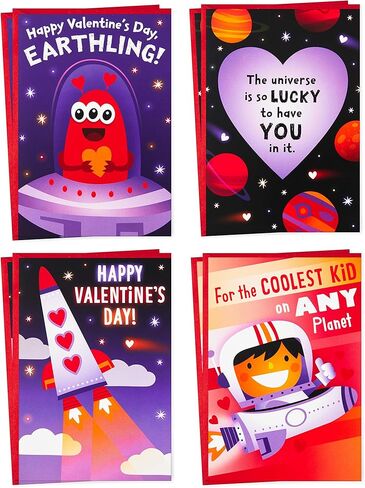 Hallmark Peanuts Valentines Day Cards Pack, Snoopy and Woodstock (10 Valentine's Day Cards with Envelopes) in Saudi Arabia
