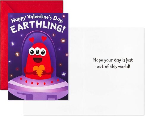 Hallmark Peanuts Valentines Day Cards Pack, Snoopy and Woodstock (10 Valentine's Day Cards with Envelopes) in Saudi Arabia
