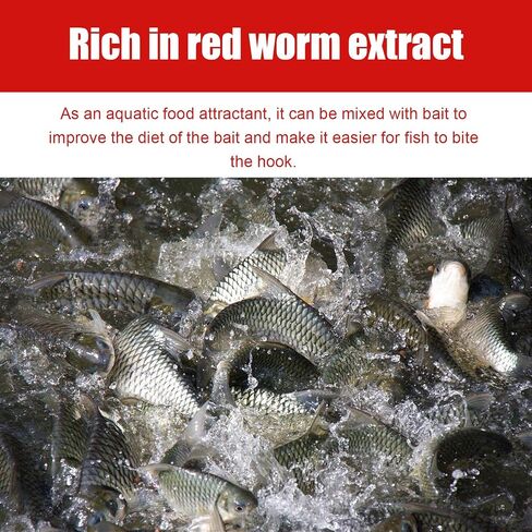 Red Worm Flavored Fish Bait, Natural Trout Flavored Fish Bait, Powerful Fish Bait Safe and Effective Fish Bait Lure Enhancer Liquid, Prepare for a Successful Fishing Journey (2pc) in Saudi Arabia