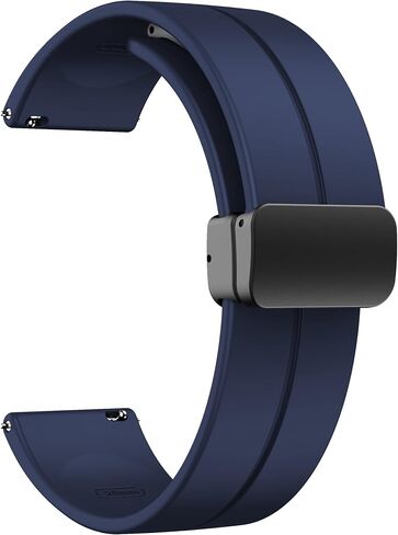 Compatible for AKUMAKA Smart Watch Bands, 16mm, 22mm Silicone Magnetic Buckle Sport Replacement Straps Compatible with AKUMAKA CS5 1.47 Inches Fitness Tracker, G39, T90, 209DK Smart Watch in Saudi Arabia