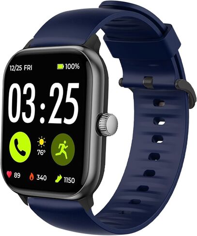 متوافق مع أشرطة Spade & Co Health Smartwatch 4 ، وأشرطة معصم النطاقات الناعمة البديلة للسيليكون مع مشبك الفولاذ المقاوم للصدأ متوافق مع WebS & Co Health Smartwatch 4 1.85 بوصة in Kuwait