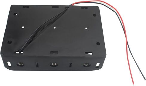 2 Pcs 3 Slot D Cell Battery Holder 4.5V D Size Battery Case Box with Wire in Kuwait