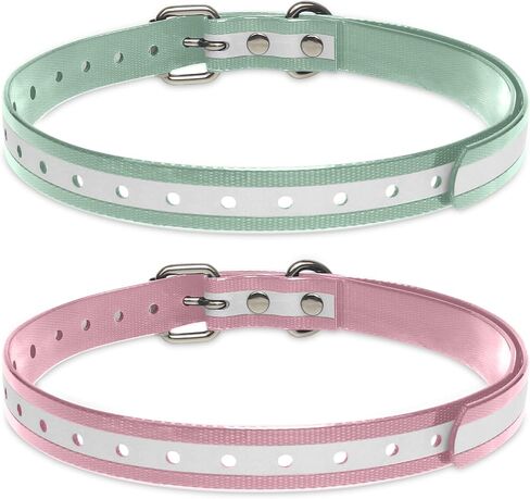 طوق بديل لطوق الصدمات، حزام بديل لطوق الصدمات مكون من قطعتين، متوافق مع PetSafe Bousnic Sportdog Garmin Dogtra Delupet استبدال طوق السياج غير المرئي (الأرجواني والأزرق) in Kuwait