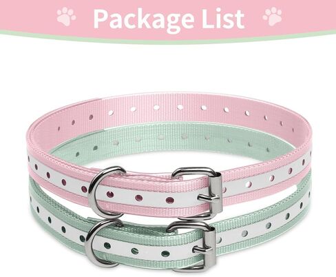 طوق بديل لطوق الصدمات، حزام بديل لطوق الصدمات مكون من قطعتين، متوافق مع PetSafe Bousnic Sportdog Garmin Dogtra Delupet استبدال طوق السياج غير المرئي (الأرجواني والأزرق) in Kuwait