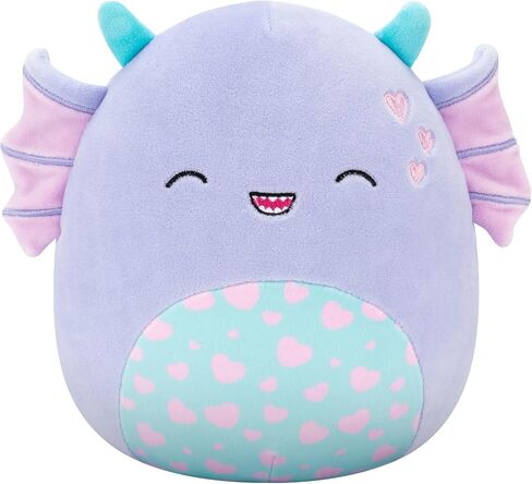 Squishmallows Original 8in Fitzy the Green Goblin Holding Guzzy Heart - Jazwares Valentine Plush (Little) in Saudi Arabia