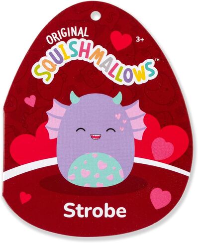 Squishmallows Original 8in Fitzy the Green Goblin Holding Guzzy Heart - Jazwares Valentine Plush (Little) in Saudi Arabia