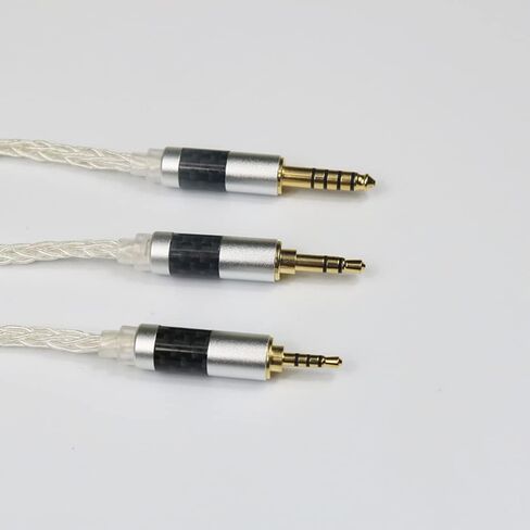 8Core 2.5MM Silver Copper Upgrade Earphone Replacement Cable, Senleeor Silver Copper Wire for KZ ZSN Pro X EDX Pro CCA CA4 CSN, QDC IEMs(2.5MM, C Pin) in Saudi Arabia