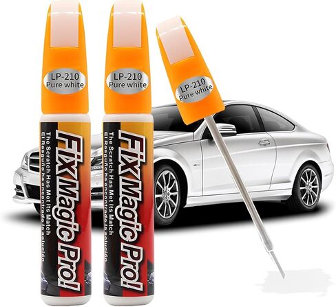 Touch Up Paint for Car, Two-in-One Vehicle Fill Paint Pen, 0.4 oz Quick and Easy Auto Minor Scratch Remover, Effective Car Repairng Gloss Accessories, Universal for SUV, Truck, RV（Black） in Kuwait