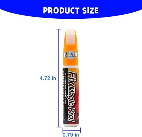 Touch Up Paint for Car, Two-in-One Vehicle Fill Paint Pen, 0.4 oz Quick and Easy Auto Minor Scratch Remover, Effective Car Repairng Gloss Accessories, Universal for SUV, Truck, RV（Black） in Kuwait