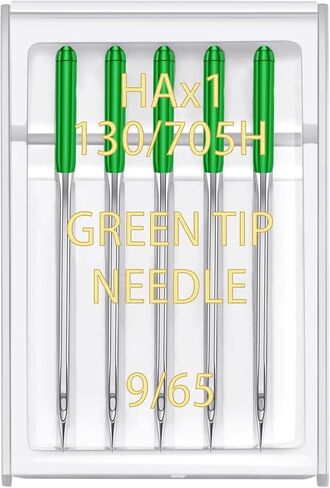 Bequilter 30Pcs Universal Sewing Machine Needles 6 Pack Regular Point Flat Shank Needle Compatible with Singer, Brother Home Sewing Machines HAX1 65/9, 75/11, 90/14, 100/16, 110/18,120/20 (120/20) in Saudi Arabia