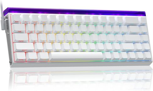 AULA Hero 68 HE 60% Gaming Keyboard Wired, Hall Effect Magnetic Switch Keyboard with Adjustable Actuation, Fast Trigger Mode, 8K Hz Polling Rate, 0.125ms Latency,Side Printed PBT Keycaps, RGB Backlit in Kuwait