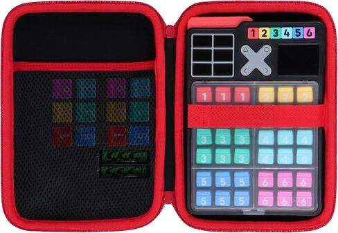 Storage Case Compatible with GiiKER Smart Sudoku Puzzle Games Original 2500 Challenges Sudoku Brain Teaser Puzzle Kids (Black + Green Case) in Saudi Arabia