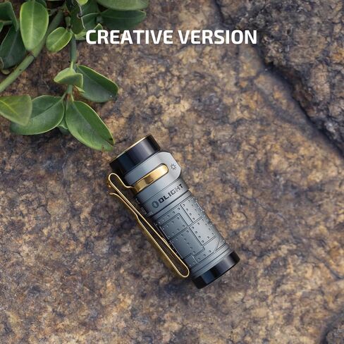 OLIGHT Baton4 Rechargeable EDC Flashlight, Bright Small Light Black in Kuwait