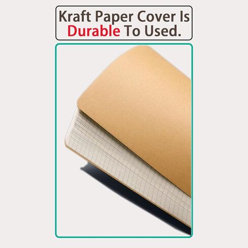 60 Pack A5 Lined Kraft Notebooks, 8.3x5.5in, Journaling Notebooks, 80GSM Thick paper 30 Sheets 60 Pages, Kraft Soft Cover Composition Notepad, Ruled Subject Notebooks, Travel Diary, Journals Memo, For Students, Office, School Supplies in Saudi Arabia