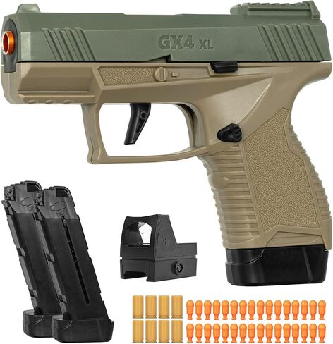 Soft Bullet Toys Gun for Boys, Empty Shell Ejecting Toy Gun, Toy Foam Blaster with Scope, Toy Pistol for Kids Boys Girls Age 8+ (Black) in Saudi Arabia