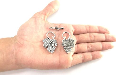 Adabele 20 Sets Cute Owl Toggle Clasp 20.2mm (0.8 Inch) T-Bar Closure Antique Silver Tone for Necklace Bracelet Anklet Jewelry Making MC-AF17 in Saudi Arabia