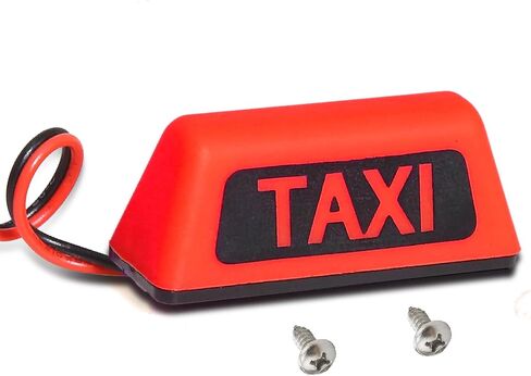 محاكاة RC Taxi Lights Multi-Function Night Flash LED مصباح مصباح السقف زخرفة الضوء ل 1/10 1/8 زاحف على الطريق رالي سيارات الشاحنة HSP TARAXXAS TAMIYA RC4WD D90 AXIAL SCX10 ARRMA (أصفر) in Kuwait