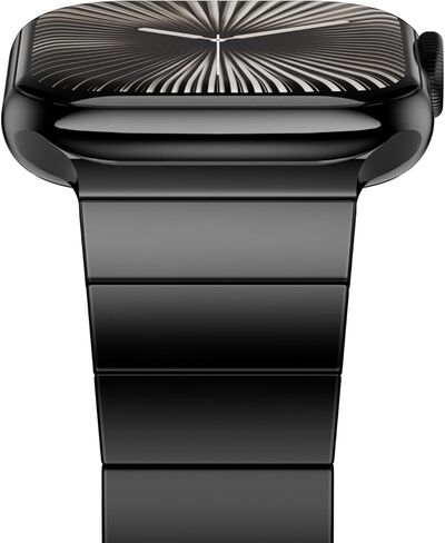 Metal Bands Compatible with Apple Watch Ultra 2 Bands 49mm 46mm 45mm 44mm 42mm 41mm 40mm 38mm iWatch Bands for Men Women,Business Stainless Steel Strap for Apple Watch Series 10 9 8 7 6 5 4 3 SE/2 in Kuwait