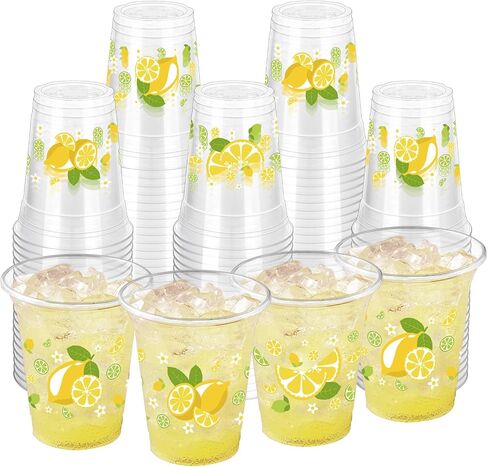 100 Pcs Strawberry Plastic Cups, 12oz Strawberry Disposable Cups for Summer Spring Birthday Party in Saudi Arabia