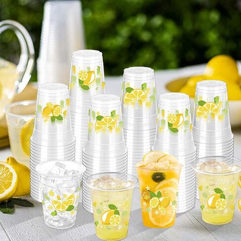 100 Pcs Strawberry Plastic Cups, 12oz Strawberry Disposable Cups for Summer Spring Birthday Party in Saudi Arabia