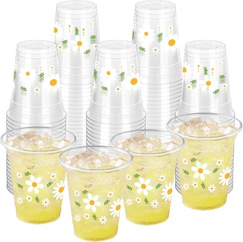 100 Pcs Strawberry Plastic Cups, 12oz Strawberry Disposable Cups for Summer Spring Birthday Party in Saudi Arabia