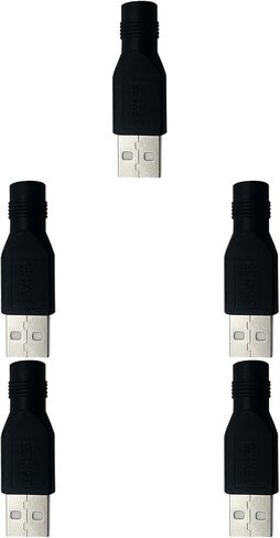 محول USB إلى DC 3.5mmx1.35mm أنثى إلى USB Male 12V 3A شحن محول 5pcs in Kuwait