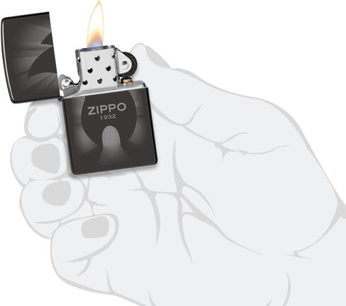 ولاعة جيب Zippo Seal Design بلون أزرق سماوي غير لامع in Saudi Arabia