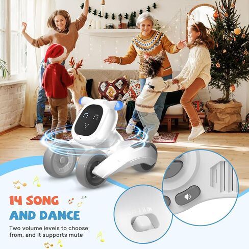 Robot Dog Toy for Kids, Remote Control Dog Robot, Voice & Touch Control Robot Pet Dog with LED/Record/Sing/Dance, Rechargeable Puppy Toys for 5 6 7 8 9 10 Year Old Boy Girl Ideas (Blue) in Kuwait