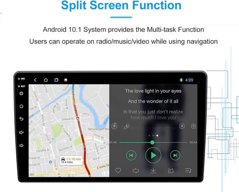 Android Carplay Car Radio, Support Apple Carplay/Android Auto, 9 inch Touch Screen GPS Navigation Bluetooth USB Player for Audi A3 2003-2011 S3 2006-2012 RS3 2011-2012 in Saudi Arabia