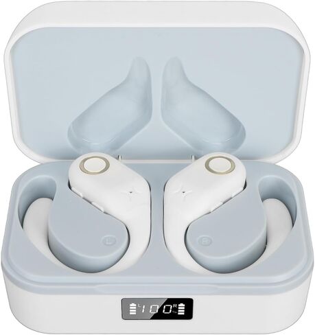 Language Translator Earbuds, Bluetooth 5.3 Simultaneous Translation Device, 74 Languages 70 Accents Online Voice Translator with APP, with Charging Case, for iOS Android in Saudi Arabia