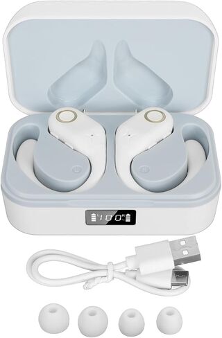 Language Translator Earbuds, Bluetooth 5.3 Simultaneous Translation Device, 74 Languages 70 Accents Online Voice Translator with APP, with Charging Case, for iOS Android in Saudi Arabia