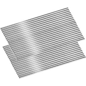 50pcs دبابيس قضيب الفولاذ المقاوم للصدأ لحظر الكروشيه ، 3 مم لطول 4 بوصة ، حظر الأوتاد مع سطح مصقول ، مثالية لتوصيلات الحياكة والحياكة (50) in Kuwait