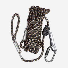 Malta Hunting Safety 30-Foot Reflective Lifeline Rope Set for Tree Stand Hunting Safety Harness, 300 lbs. Rated